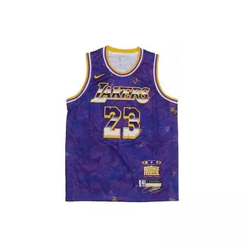 Nike Детская баскетбольная майка NBA Youth Retro Sports Los Angeles Lakers LeBron 23 Purple Kids джерси 3Z2B7BU4P-LAKJL XL