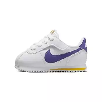 Nike Детские кроссовки Cortez EasyOn TD Lakers White Varsity-Maize Varsity-Purple DM0952-105 21
