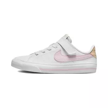Кроссовки детские Nike Court Legacy PS White Pink Foam Sesame Honeydew DA5381-115 28