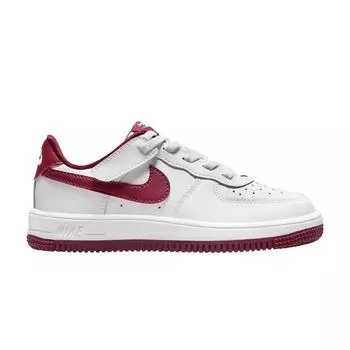 Nike Детские кроссовки Force 1 Low EasyOn PS White Team красные FN0237-105 28