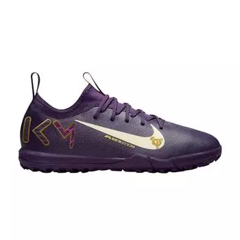 Nike Детские кроссовки Kylian Mbapp x Zoom Mercurial Vapor 16 Academy TF GS Grand Purple Pale-Ivory FQ8285-500 35.5