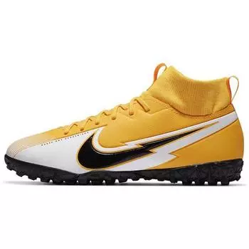 Nike Детские кроссовки Mercurial Superfly 7 Academy TF GS Laser Orange White Black AT8143-801 38.5
