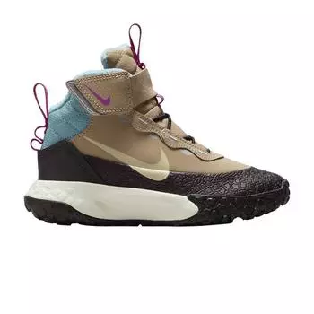 Nike Детские кроссовки Terrascout PS Hemp Denim бирюзового цвета, коричневые, бордовые, пепельные, бледно-слоновая кость FV4174-200 28