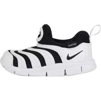 Nike Динамо Фри ТД Белые Черные Детские Кроссовки IB7246-100 22