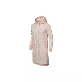 Nike Длинная тканая ветровка женская куртка светло-розовая 932060-838