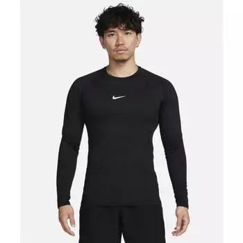 Nike Длинный рукав Pro WarM, топ M, черный, белый Fb7983 010 M