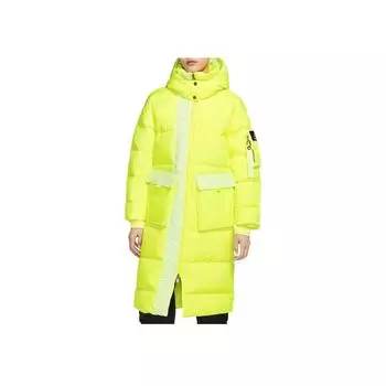 Nike Длинный теплый пуховик с капюшоном и двухсторонней молнией, женская верхняя одежда CV2484-757 XXL