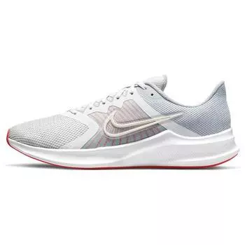 Nike Downshifter 11 Dark Smoke Grey University Red Мужские кроссовки белые CW3411-004 45.5