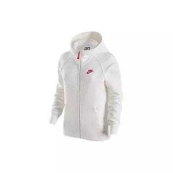 Nike Dragon Soar Новогодняя серия логотип принт застежка-молния с капюшоном трикотажная тренировочная куртка женская верхняя одежда белый FZ6385-133 S