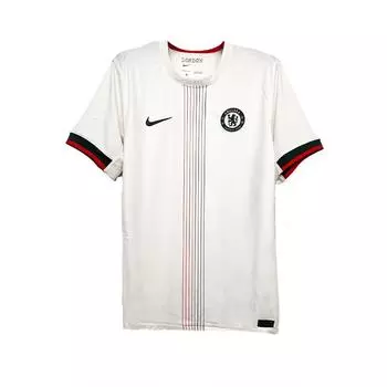 Nike Dri-Fit 25-26 Челси Пуловер с круглым вырезом Универсальная футболка с коротким рукавом для футбола Унисекс топы Белый HJ4602-031 XL