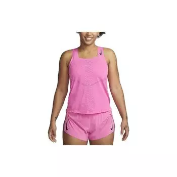 Nike Dri Fit Adv Aeroswift Logo Square Neck Майка Женская Топы Фиолетовый DM7551-606 XS