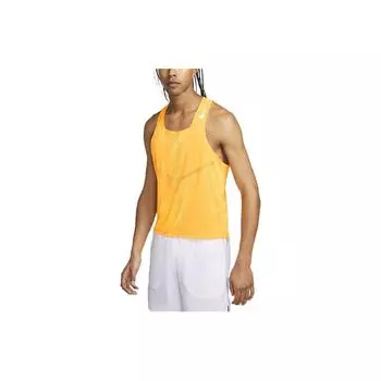 Nike Dri-FIT ADV Solid Logo Беговой дышащий жилет без рукавов для мужчин, топы, желтый DM4625-845 S