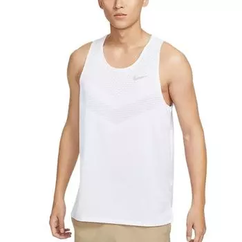 Nike Dri-FIT ADV Stride Стильная Минималистичная Трендовая Однотонная Майка Мужские Топы Белый HV5211-100 XXL