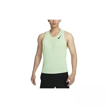 Nike Dri-FIT ADV Твердая быстросохнущая дышащая спортивная майка с круглым вырезом Мужские топы Vapor-Green FN4232-376 S