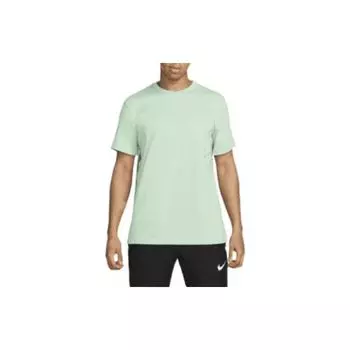 Nike Dri-FIT Logo Training Спортивная футболка с короткими рукавами Мужские топы Павлино-зеленый DM6669-308 S