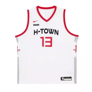 Nike Dri-Fit NBA Houston Rockets James Harden 13 Пуловер с V-образным вырезом Удобные детские топы 3Z2B7B1GP-HARDEN L