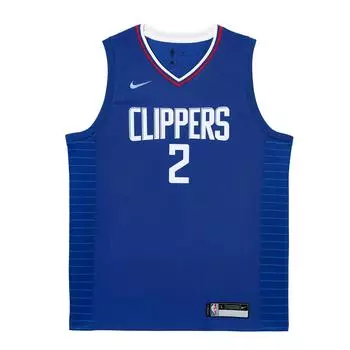 Nike Dri-Fit NBA Los Angeles Clippers Кавай Леонард 2 Пуловер с V-образным вырезом Удобные детские топы 3Z2B7BU1P-CLIKL S