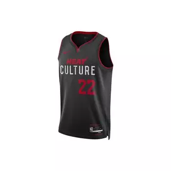 Nike Dri-Fit NBA Swingman Jersey 2023/24 Miami Heat Butler #22 быстросохнущий жилет для мужчин, топы, черный DX8508-011 L