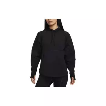 Nike Dri-Fit однотонная быстросохнущая толстовка с капюшоном женские толстовки черные FB5226-010 S