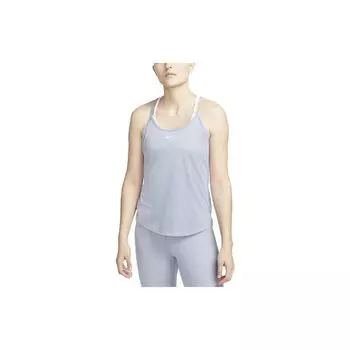 Nike Dri-FIT One Elastika Solid Logo Майка женская топы индиго-дымчатый DD4941-519 S