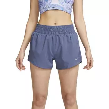 Nike Dri-Fit One Solid Logo эластичный пояс прямые шорты женские плавки Phen-Blue DX6011-491 L