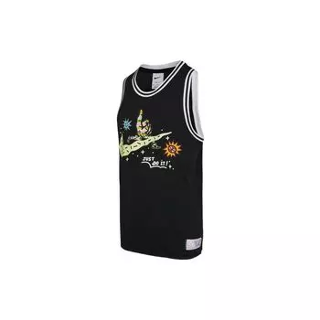 Nike Dri-Fit Printed Breathable Basketball Майка Мужская Топы Черный DV3191-010 M