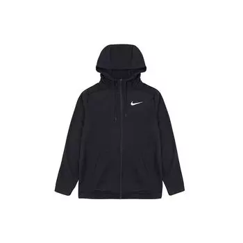 Nike Dri-Fit Quick-Dry Повседневная спортивная куртка с капюшоном Мужская спортивная одежда Черный CJ4317-010 M