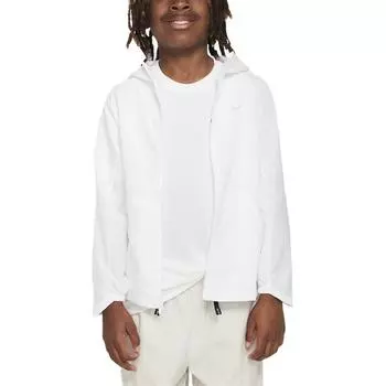 Nike Dri-Fit Quick-Dry Training Jacket Детские куртки Белый Серебристый FZ5213-100 XL