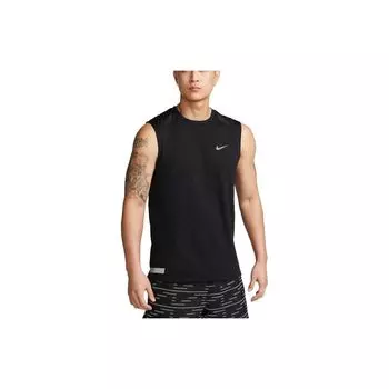 Nike Dri-FIT Run Division Rise 365 Тренировочный жилет для бега без рукавов Мужские топы Черный DX0852-010 XL
