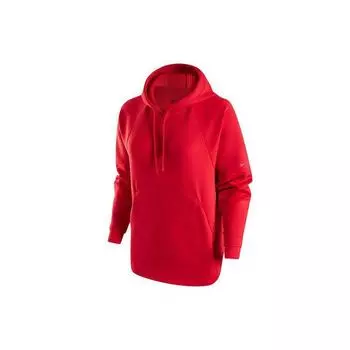 Nike Dri-Fit Solid Logo Casual Knit Hoodie Женские толстовки с капюшоном Красный FB5226-657 L