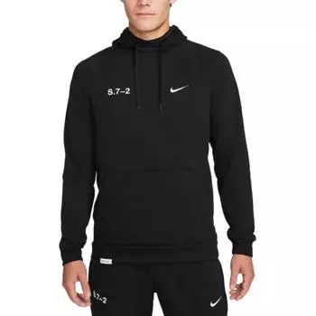 Nike Dri-FIT Studio 72 Back Letter Logo Print Quick-Dry Training Hoodie Мужские толстовки с капюшоном черного цвета FB8611-010 XL