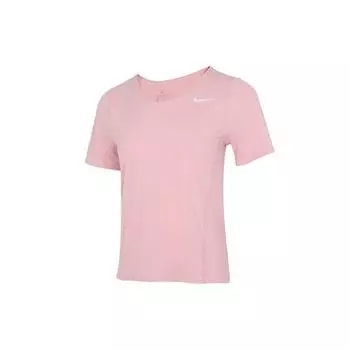 Nike Dri-Fit Training Sports Быстросохнущая футболка с коротким рукавом для женщин, топы розового цвета CJ9445-630 M