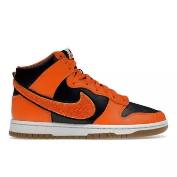 Nike Dunk High Chenille Swoosh - Мужские кроссовки Safety Orange Black University-Gold Summit-White DR8805-002 43