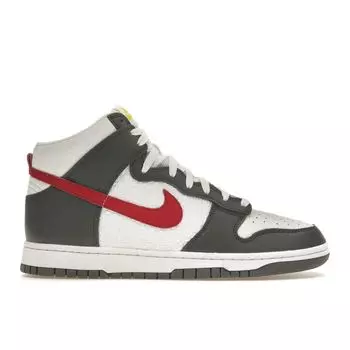 Nike Dunk High Embossed Hoops - Iron Grey Gym Red Мужские кроссовки Opti-Yellow White FD0668-001 43