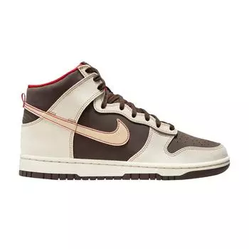 Nike Dunk High SE Baroque Brown Мужские кроссовки Sesame Coconut-Mistic-Red FB8892-200 44