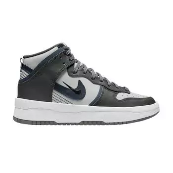 Женские кроссовки Nike Dunk High Up Iron Grey Black Grey-Fog Midnight-Navy DH3718-002 37.5