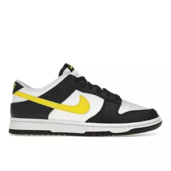 Nike Dunk Low Black Opti Yellow Мужские кроссовки белые FQ2431-001 40.5
