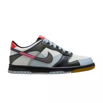 Nike Детские кроссовки Dunk Low GS Dance Разноцветные Summit-White Light-Armory-Blue FJ2686-100 36