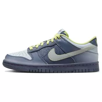 Nike Dunk Low GS Хэллоуин — я бесстрашен! Детские кроссовки Blue Diffused-Blue Blue-Tint FQ8354-491 35.5