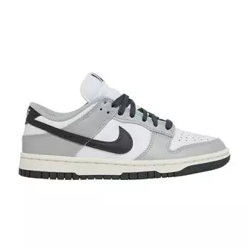Nike Dunk Low Light Smoke Grey Женские кроссовки Белый Черный DD1503-117 35.5