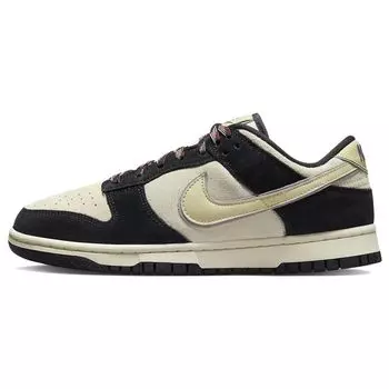 Nike Dunk Low LX Черные замшевые женские кроссовки Blue Team-Gold Coconut-Milk DV3054-001 39