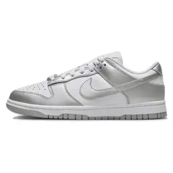 Nike Dunk Low Metallic Silver Женские кроссовки White Blue-Joy FV1311-100 42.5