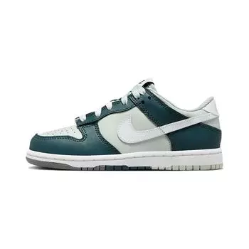 Nike Dunk Low Premium PS Split — Детские кроссовки Deep Jungle Blue White Light-Silver FB9108-300 28