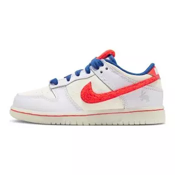 Nike Dunk Low PS Year of the Rabbit — детские кроссовки White Rabbit Candy Crimson Varsity-Royal Sail FD4624-161