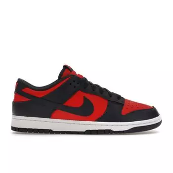 Nike Dunk Low Retro Navy Red 2024 Мужские кроссовки University-Red Obsidian White DV0833-601