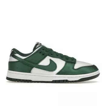 Nike Dunk Low Satin Green Женские кроссовки White Team-Green DX5931-100 35.5
