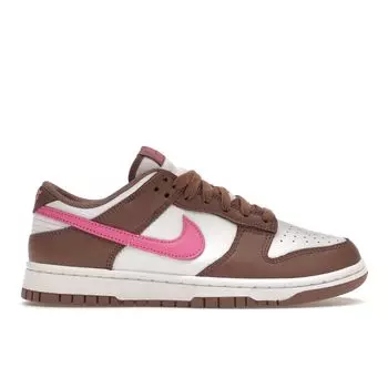 Nike Dunk Low Smokey Mauve Playful Pink Женские кроссовки Коричнево-белые FZ3611-208 35.5