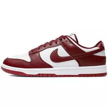 Nike Dunk Low Team красные мужские кроссовки белые DD1391-601