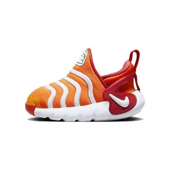 Nike Dynamo Go SE TD Rabbit — защитные оранжевые детские кроссовки, белые FD4634-811 23.5