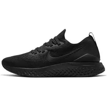 Nike Epic React Flyknit 2 Черные женские кроссовки белые BQ8927-011